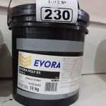 LOTE 230 - 01 BALDE DE GRAXA EVORA POLY EX NLGI:2 10KG. (NO ESTADO, LEILÃO NÃO TEM GARANTIA E NEM DEVOLUÇÃO, SUJEITO A POSSÍVEIS AVARIAS VISÍVEIS/OCULTAS E/OU AUSÊNCIA DE COMPONENTES).