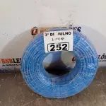 LOTE 252 - 01 ROLO DE CABO FLEXÍVEL 1X10MM COR AZUL (NOVO). (NO ESTADO, LEILÃO NÃO TEM GARANTIA E NEM DEVOLUÇÃO, SUJEITO A POSSÍVEIS AVARIAS VISÍVEIS/OCULTAS E/OU AUSÊNCIA DE COMPONENTES).
