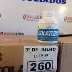 LOTE 260 - 02 CAIXAS COM COLA TUBO ST 175G COM 15 FRASCOS CADA. (NO ESTADO, LEILÃO NÃO TEM GARANTIA E NEM DEVOLUÇÃO, SUJEITO A POSSÍVEIS AVARIAS VISÍVEIS/OCULTAS E/OU AUSÊNCIA DE COMPONENTES).