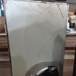 LOTE 220 - 01 PIA EM AÇO INOX CIMENTADA COM 01 CUBA MEDINDO 1,40M X 0,53CM. (NO ESTADO, LEILÃO NÃO TEM GARANTIA E NEM DEVOLUÇÃO, SUJEITO A POSSÍVEIS AVARIAS VISÍVEIS/OCULTAS E/OU AUSÊNCIA DE COMPONENTES).