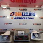 LOTE 243 - 01 CALCULADORA E 02 SIRENES 30W 8OHM. (NO ESTADO, LEILÃO NÃO TEM GARANTIA E NEM DEVOLUÇÃO, SUJEITO A POSSÍVEIS AVARIAS VISÍVEIS/OCULTAS E/OU AUSÊNCIA DE COMPONENTES).