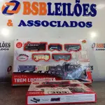 LOTE 309 - 02 PISTAS TREM LOCOMOTIVA. (NO ESTADO, LEILÃO NÃO TEM GARANTIA E NEM DEVOLUÇÃO, SUJEITO A POSSÍVEIS AVARIAS VISÍVEIS/OCULTAS E/OU AUSÊNCIA DE COMPONENTES).