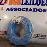LOTE 195 - 01 ROLO DE CABO FLEXÍVEL 1X10MM NA COR AZUL (NOVO). (NO ESTADO, LEILÃO NÃO TEM GARANTIA E NEM DEVOLUÇÃO, SUJEITO A POSSÍVEIS AVARIAS VISÍVEIS/OCULTAS E/OU AUSÊNCIA DE COMPONENTES).