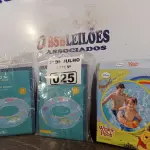 LOTE 025 - 03 BOIAS INFANTIS. (NO ESTADO, LEILÃO NÃO TEM GARANTIA E NEM DEVOLUÇÃO, SUJEITO A POSSÍVEIS AVARIAS VISÍVEIS/OCULTAS E/OU AUSÊNCIA DE COMPONENTES).