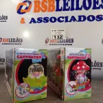 LOTE 132 - 02 BATE VOLTA MUSICAL CARRUAGEM.  (NO ESTADO, LEILÃO NÃO TEM GARANTIA E NEM DEVOLUÇÃO, SUJEITO A POSSÍVEIS AVARIAS VISÍVEIS/OCULTAS E/OU AUSÊNCIA DE COMPONENTES).