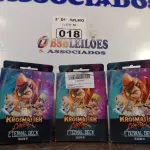 LOTE 018 - 03 CAIXAS COM CARTAS KROSMASTER. (NO ESTADO, LEILÃO NÃO TEM GARANTIA E NEM DEVOLUÇÃO, SUJEITO A POSSÍVEIS AVARIAS VISÍVEIS/OCULTAS E/OU AUSÊNCIA DE COMPONENTES).