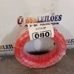 LOTE 080 - 01 ROLO DE CABO FLEXÍVEL STAR BRASIL 1X4MM NA COR VERMELHA (NOVO). (NO ESTADO, LEILÃO NÃO TEM GARANTIA E NEM DEVOLUÇÃO, SUJEITO A POSSÍVEIS AVARIAS VISÍVEIS/OCULTAS E/OU AUSÊNCIA DE COMPONENTES).