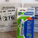 LOTE 276 - 01 LOTE COM VÁRIAS BISNAGAS DE ADESIVO VEDANTE A BASE DE PESILOX 20G. (NO ESTADO, LEILÃO NÃO TEM GARANTIA E NEM DEVOLUÇÃO, SUJEITO A POSSÍVEIS AVARIAS VISÍVEIS/OCULTAS E/OU AUSÊNCIA DE COMPONENTES).