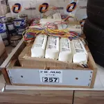 LOTE 257 - 01 LOTE COM VÁRIOS REATORES PARA LÂMPADAS FLUORESCENTES MARCAS E MODELOS DIVERSOS. (NO ESTADO, LEILÃO NÃO TEM GARANTIA E NEM DEVOLUÇÃO, SUJEITO A POSSÍVEIS AVARIAS VISÍVEIS/OCULTAS E/OU AUSÊNCIA DE COMPONENTES).