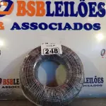 LOTE 248 - 01 ROLO DE CABO FLEXÍVEL 1X10MM NA COR PRETA (NOVO). (NO ESTADO, LEILÃO NÃO TEM GARANTIA E NEM DEVOLUÇÃO, SUJEITO A POSSÍVEIS AVARIAS VISÍVEIS/OCULTAS E/OU AUSÊNCIA DE COMPONENTES).