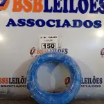 LOTE 150 - 01 ROLO DE CABO FLEXÍVEL STAR BRASIL 1X4MM NA COR AZUL (NOVO). (NO ESTADO, LEILÃO NÃO TEM GARANTIA E NEM DEVOLUÇÃO, SUJEITO A POSSÍVEIS AVARIAS VISÍVEIS/OCULTAS E/OU AUSÊNCIA DE COMPONENTES).