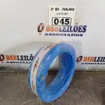 LOTE 045 - 01 ROLO DE CABO FLEXÍVEL STAR BRASIL 1X2,5MM NA COR AZUL (NOVO). (NO ESTADO, LEILÃO NÃO TEM GARANTIA E NEM DEVOLUÇÃO, SUJEITO A POSSÍVEIS AVARIAS VISÍVEIS/OCULTAS E/OU AUSÊNCIA DE COMPONENTES).
