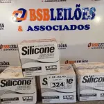 LOTE 324 - 04 CAIXAS COM SILICONE TRANSPARENTE MULTIUSO COM 12 UNIDADES CADA. (NO ESTADO, LEILÃO NÃO TEM GARANTIA E NEM DEVOLUÇÃO, SUJEITO A POSSÍVEIS AVARIAS VISÍVEIS/OCULTAS E/OU AUSÊNCIA DE COMPONENTES).