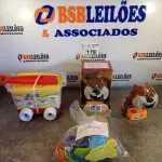 LOTE 178 - 01 LEVA BLOCOS, 01 PÁSSARO DIDÁTICO E 02 BAD DOGS COM AVARIAS. (NO ESTADO, LEILÃO NÃO TEM GARANTIA E NEM DEVOLUÇÃO, SUJEITO A POSSÍVEIS AVARIAS VISÍVEIS/OCULTAS E/OU AUSÊNCIA DE COMPONENTES).