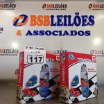 LOTE 117 - 02 BONECOS JOÃO TEIMOSO CORRIDA DIVERTIDA.  (NO ESTADO, LEILÃO NÃO TEM GARANTIA E NEM DEVOLUÇÃO, SUJEITO A POSSÍVEIS AVARIAS VISÍVEIS/OCULTAS E/OU AUSÊNCIA DE COMPONENTES).
