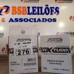 LOTE 276 - 01 LOTE COM VÁRIAS BISNAGAS DE ADESIVO VEDANTE A BASE DE PESILOX 20G. (NO ESTADO, LEILÃO NÃO TEM GARANTIA E NEM DEVOLUÇÃO, SUJEITO A POSSÍVEIS AVARIAS VISÍVEIS/OCULTAS E/OU AUSÊNCIA DE COMPONENTES).