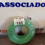 LOTE 185 - 01 ROLO DE CABO FLEXÍVEL 1X10MM NA COR VERDE (NOVO). (NO ESTADO, LEILÃO NÃO TEM GARANTIA E NEM DEVOLUÇÃO, SUJEITO A POSSÍVEIS AVARIAS VISÍVEIS/OCULTAS E/OU AUSÊNCIA DE COMPONENTES).