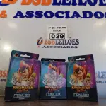 LOTE 029 - 03 CAIXAS COM CARTAS KROSMASTER. (NO ESTADO, LEILÃO NÃO TEM GARANTIA E NEM DEVOLUÇÃO, SUJEITO A POSSÍVEIS AVARIAS VISÍVEIS/OCULTAS E/OU AUSÊNCIA DE COMPONENTES).