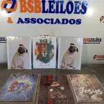 LOTE 052 - 06 QUADROS DECORATIVOS DIVERSOS. (NO ESTADO, LEILÃO NÃO TEM GARANTIA E NEM DEVOLUÇÃO, SUJEITO A POSSÍVEIS AVARIAS VISÍVEIS/OCULTAS E/OU AUSÊNCIA DE COMPONENTES).