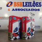 LOTE 102 - 02 BONECOS JOÃO TEIMOSO CORRIDA DIVERTIDA.  (NO ESTADO, LEILÃO NÃO TEM GARANTIA E NEM DEVOLUÇÃO, SUJEITO A POSSÍVEIS AVARIAS VISÍVEIS/OCULTAS E/OU AUSÊNCIA DE COMPONENTES).