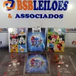 LOTE 068 - 06 QUADROS DECORATIVOS DIVERSOS. (NO ESTADO, LEILÃO NÃO TEM GARANTIA E NEM DEVOLUÇÃO, SUJEITO A POSSÍVEIS AVARIAS VISÍVEIS/OCULTAS E/OU AUSÊNCIA DE COMPONENTES).