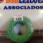 LOTE 185 - 01 ROLO DE CABO FLEXÍVEL 1X10MM NA COR VERDE (NOVO). (NO ESTADO, LEILÃO NÃO TEM GARANTIA E NEM DEVOLUÇÃO, SUJEITO A POSSÍVEIS AVARIAS VISÍVEIS/OCULTAS E/OU AUSÊNCIA DE COMPONENTES).
