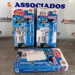 LOTE 311 - 03 MICROFONES COM PEDESTAL ROCK STAR. (NO ESTADO, LEILÃO NÃO TEM GARANTIA E NEM DEVOLUÇÃO, SUJEITO A POSSÍVEIS AVARIAS VISÍVEIS/OCULTAS E/OU AUSÊNCIA DE COMPONENTES).