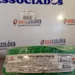 LOTE 065 - 01 ROLO DE CABO FLEXÍVEL STAR BRASIL 1X2,5MM NA COR VERDE (NOVO). (NO ESTADO, LEILÃO NÃO TEM GARANTIA E NEM DEVOLUÇÃO, SUJEITO A POSSÍVEIS AVARIAS VISÍVEIS/OCULTAS E/OU AUSÊNCIA DE COMPONENTES).