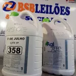 LOTE 358 - 10 LITROS DE AGI PRO RESTAURADOR DE BRILHO. (NO ESTADO, LEILÃO NÃO TEM GARANTIA E NEM DEVOLUÇÃO, SUJEITO A POSSÍVEIS AVARIAS VISÍVEIS/OCULTAS E/OU AUSÊNCIA DE COMPONENTES).