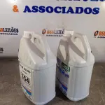 LOTE 354 - 10 LITROS DE HIPOCLORITO DE SÓDIO 12%. (NO ESTADO, LEILÃO NÃO TEM GARANTIA E NEM DEVOLUÇÃO, SUJEITO A POSSÍVEIS AVARIAS VISÍVEIS/OCULTAS E/OU AUSÊNCIA DE COMPONENTES).