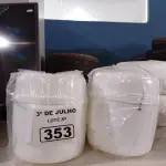 LOTE 353 - 02 FRASQUEIRAS SUPPLY CLEAN COM 04 REFIS. (NO ESTADO, LEILÃO NÃO TEM GARANTIA E NEM DEVOLUÇÃO, SUJEITO A POSSÍVEIS AVARIAS VISÍVEIS/OCULTAS E/OU AUSÊNCIA DE COMPONENTES).