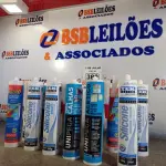 LOTE 380 - 01 LOTE COM VÁRIOS TUBOS DE SILICONE DIVERSOS. (NO ESTADO, LEILÃO NÃO TEM GARANTIA E NEM DEVOLUÇÃO, SUJEITO A POSSÍVEIS AVARIAS VISÍVEIS/OCULTAS E/OU AUSÊNCIA DE COMPONENTES).