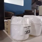 LOTE 353 - 02 FRASQUEIRAS SUPPLY CLEAN COM 04 REFIS. (NO ESTADO, LEILÃO NÃO TEM GARANTIA E NEM DEVOLUÇÃO, SUJEITO A POSSÍVEIS AVARIAS VISÍVEIS/OCULTAS E/OU AUSÊNCIA DE COMPONENTES).