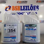 LOTE 354 - 10 LITROS DE HIPOCLORITO DE SÓDIO 12%. (NO ESTADO, LEILÃO NÃO TEM GARANTIA E NEM DEVOLUÇÃO, SUJEITO A POSSÍVEIS AVARIAS VISÍVEIS/OCULTAS E/OU AUSÊNCIA DE COMPONENTES).