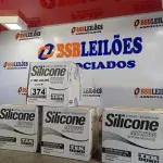 LOTE 374 - 04 CAIXAS COM SILICONE TRANSPARENTE MULTIUSO COM 12 UNIDADES CADA. (NO ESTADO, LEILÃO NÃO TEM GARANTIA E NEM DEVOLUÇÃO, SUJEITO A POSSÍVEIS AVARIAS VISÍVEIS/OCULTAS E/OU AUSÊNCIA DE COMPONENTES).