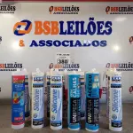 LOTE 380 - 01 LOTE COM VÁRIOS TUBOS DE SILICONE DIVERSOS. (NO ESTADO, LEILÃO NÃO TEM GARANTIA E NEM DEVOLUÇÃO, SUJEITO A POSSÍVEIS AVARIAS VISÍVEIS/OCULTAS E/OU AUSÊNCIA DE COMPONENTES).