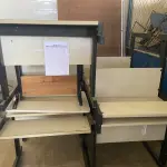 LOTE 595 - 7 MESAS PARA COMPUTADOR + MESA C/ 2 GAVETAS. (UNIDADE: B-028 - JOÃO PESSOA/PB - LOCAL DE RETIRADA: RUA CORONEL JOÃO COSTA E SILVA, Nº 201, ERNANI SÁTIRO - JOÃO PESSOA/PB – CEP: 58.080-410)