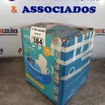 LOTE 384 - 01 PISCINA INFLÁVEL 4.500 LITROS. (NO ESTADO, LEILÃO NÃO TEM GARANTIA E NEM DEVOLUÇÃO, SUJEITO A POSSÍVEIS AVARIAS VISÍVEIS/OCULTAS E/OU AUSÊNCIA DE COMPONENTES).