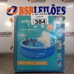 LOTE 384 - 01 PISCINA INFLÁVEL 4.500 LITROS. (NO ESTADO, LEILÃO NÃO TEM GARANTIA E NEM DEVOLUÇÃO, SUJEITO A POSSÍVEIS AVARIAS VISÍVEIS/OCULTAS E/OU AUSÊNCIA DE COMPONENTES).