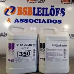 LOTE 350 - 01 GALÃO DE LIMPA ALUMÍNIO E 01 GALÃO DE ALCALINO CLORADO 5 LITROS. (NO ESTADO, LEILÃO NÃO TEM GARANTIA E NEM DEVOLUÇÃO, SUJEITO A POSSÍVEIS AVARIAS VISÍVEIS/OCULTAS E/OU AUSÊNCIA DE COMPONENTES).