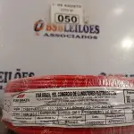 LOTE 050 - 01 ROLO DE CABO FLEXÍVEL 1X2,5MM NA COR VERMELHA.100 METROS (NOVO) (NO ESTADO, LEILÃO NÃO TEM GARANTIA E NEM DEVOLUÇÃO, SUJEITO A POSSÍVEIS AVARIAS VISÍVEIS/OCULTAS E/OU AUSÊNCIA DE COMPONENTES).