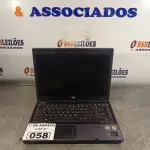 LOTE 058 - 01 NOTEBOOK MARCA HP. (NO ESTADO, LEILÃO NÃO TEM GARANTIA E NEM DEVOLUÇÃO, SUJEITO A POSSÍVEIS AVARIAS VISÍVEIS/OCULTAS E/OU AUSÊNCIA DE COMPONENTES).