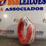 LOTE 015 - 01 ROLO DE CABO FLEXÍVEL 1X4MM NA COR VERMELHA. 100 METROS (NOVO) (NO ESTADO, LEILÃO NÃO TEM GARANTIA E NEM DEVOLUÇÃO, SUJEITO A POSSÍVEIS AVARIAS VISÍVEIS/OCULTAS E/OU AUSÊNCIA DE COMPONENTES).