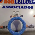 LOTE 165 - 01 ROLO DE CABO FLEXÍVEL 1X2,5MM NA COR AZUL.100 METROS (NOVO) (NO ESTADO, LEILÃO NÃO TEM GARANTIA E NEM DEVOLUÇÃO, SUJEITO A POSSÍVEIS AVARIAS VISÍVEIS/OCULTAS E/OU AUSÊNCIA DE COMPONENTES).