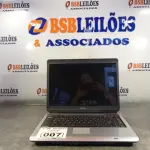 LOTE 007 - 01 NOTEBOOK MARCA TOSHIBA. (NO ESTADO, LEILÃO NÃO TEM GARANTIA E NEM DEVOLUÇÃO, SUJEITO A POSSÍVEIS AVARIAS VISÍVEIS/OCULTAS E/OU AUSÊNCIA DE COMPONENTES).