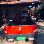 LOTE 003 - 01 FIAT STRADA 2007/2007 1.4 FLEX TREKKING 1.4 MPI FIRE, VERMELHA  (NO ESTADO)