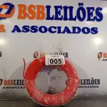 LOTE 005 - 01 ROLO DE CABO FLEXÍVEL 1X4MM NA COR VERMELHA. 100 METROS (NOVO) (NO ESTADO, LEILÃO NÃO TEM GARANTIA E NEM DEVOLUÇÃO, SUJEITO A POSSÍVEIS AVARIAS VISÍVEIS/OCULTAS E/OU AUSÊNCIA DE COMPONENTES).