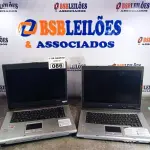 LOTE 086 - 02 NOTEBOOK’S MARCAS E MODELOS DIVERSOS PARA RETIRADA DE PEÇAS. (NO ESTADO, LEILÃO NÃO TEM GARANTIA E NEM DEVOLUÇÃO, SUJEITO A POSSÍVEIS AVARIAS VISÍVEIS/OCULTAS E/OU AUSÊNCIA DE COMPONENTES).
