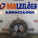 LOTE 115 - 01 ROLO DE CABO FLEXÍVEL 1X10MM NA COR PRETA.100 METROS (NOVO) (NO ESTADO, LEILÃO NÃO TEM GARANTIA E NEM DEVOLUÇÃO, SUJEITO A POSSÍVEIS AVARIAS VISÍVEIS/OCULTAS E/OU AUSÊNCIA DE COMPONENTES).