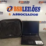 LOTE 014 - 01 NOTEBOOK MARCA HP COM MALETA. (NO ESTADO, LEILÃO NÃO TEM GARANTIA E NEM DEVOLUÇÃO, SUJEITO A POSSÍVEIS AVARIAS VISÍVEIS/OCULTAS E/OU AUSÊNCIA DE COMPONENTES).